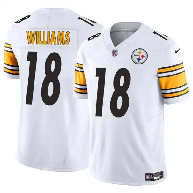 Men & Women & Youth Pittsburgh Steelers #18 Mike Williams White 2024 F.U.S.E. Vapor Untouchable Limited Stitched Jersey->atlanta falcons->NFL Jersey